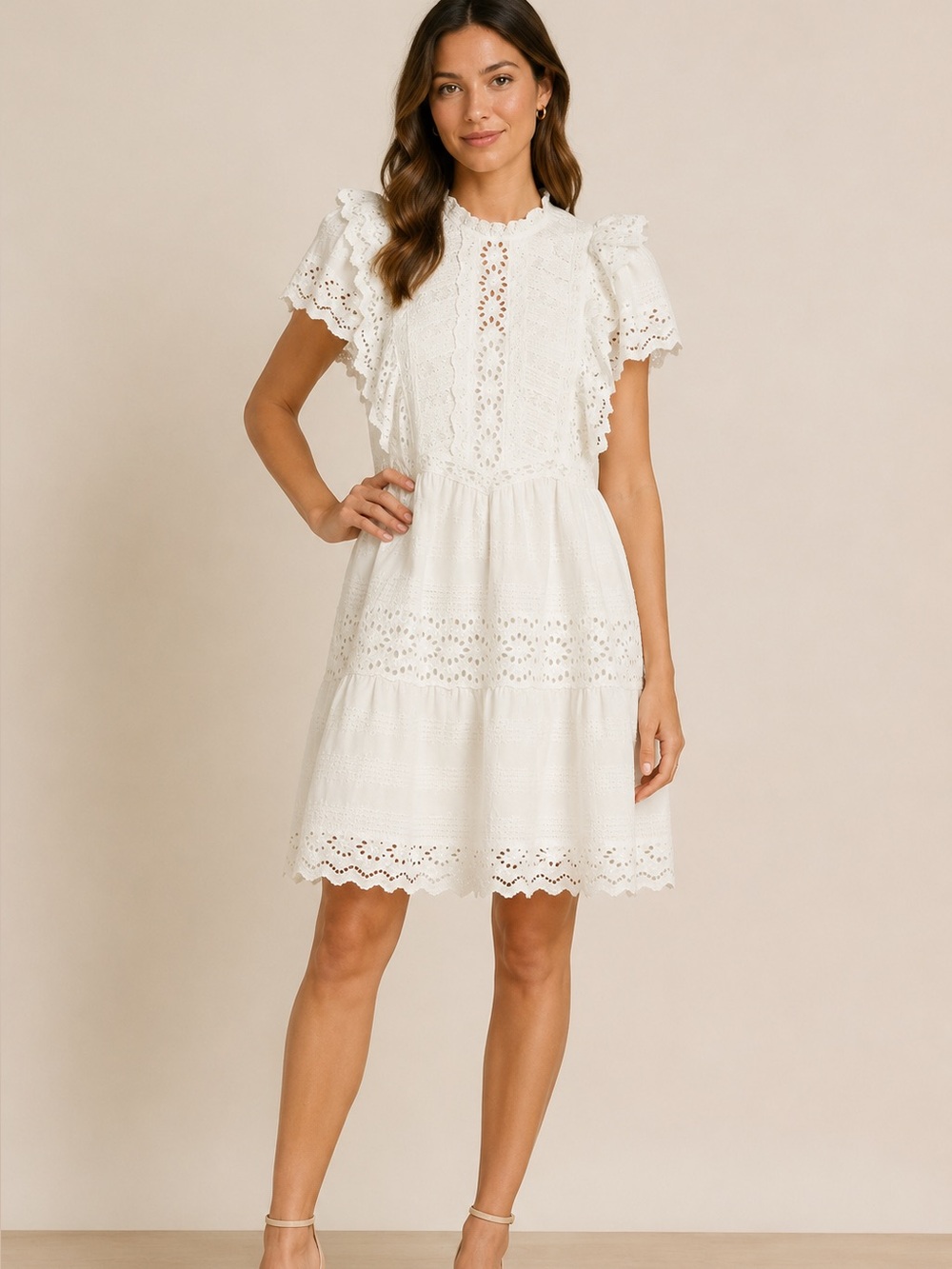 NWT Sea New York Georgina Ruffle Minidress